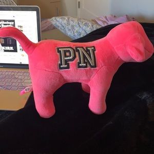Pink nation plush dog Victoria’s Secret pink
